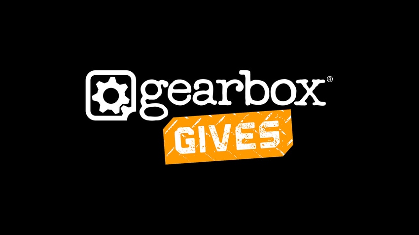 The Gearbox Gives logo on a black background