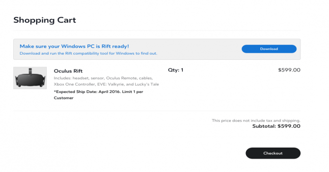 Oculus Rift price finally revealed, sticker shock ensues