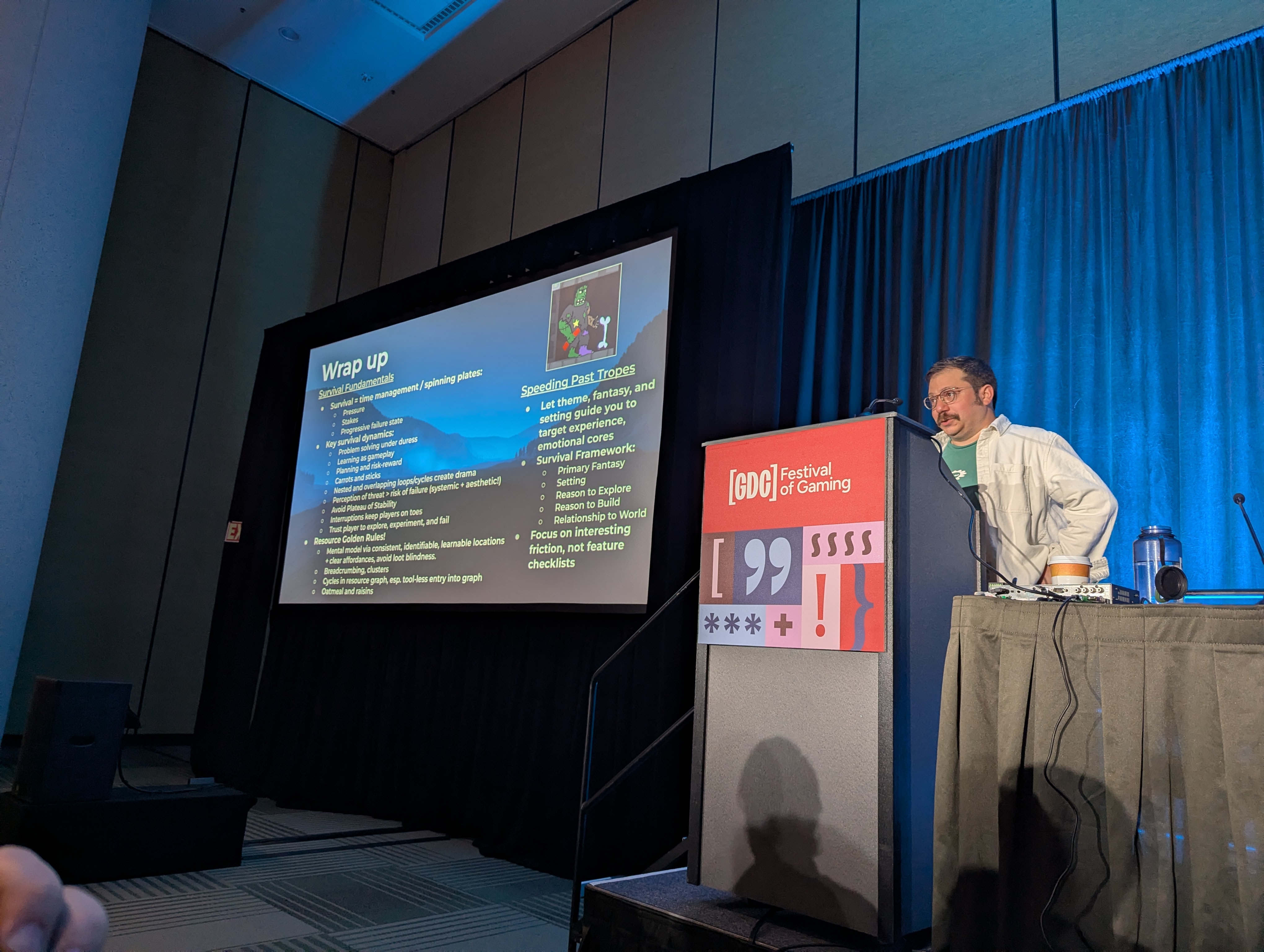 Seth Rosen presents the Pacific Drive session at GDC 2026