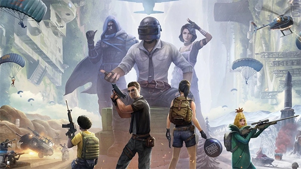 PUBG Mobile 官方宣传图,展现紧张刺激的战斗场面