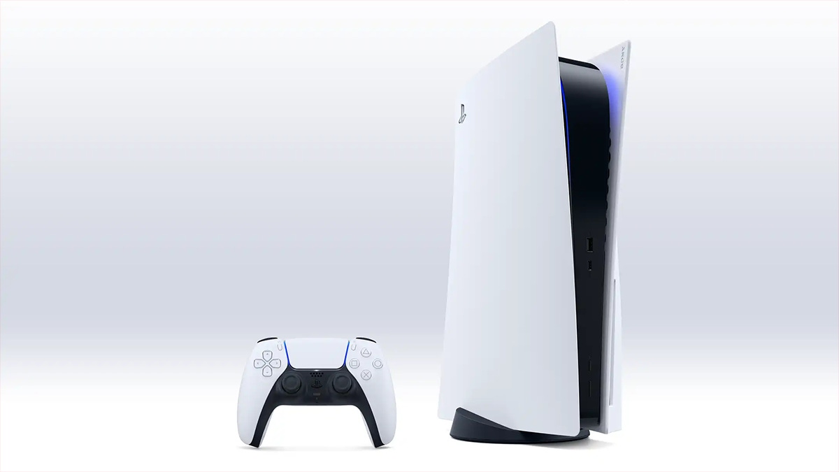 Image of Sony's PlayStation 5 console. Image of Sony's PlayStation 5 console.