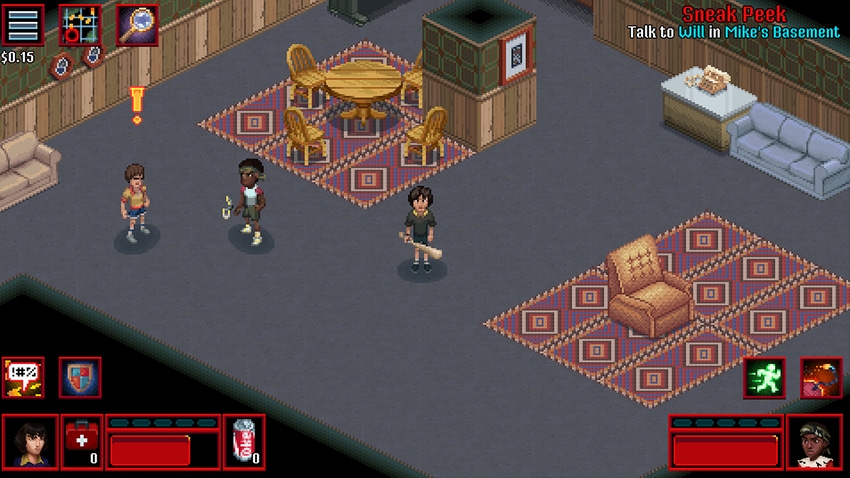 Screenshot of BonusXP's Stranger Things 3: The Game.