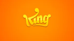 The King logo on an orange background The King logo on an orange background