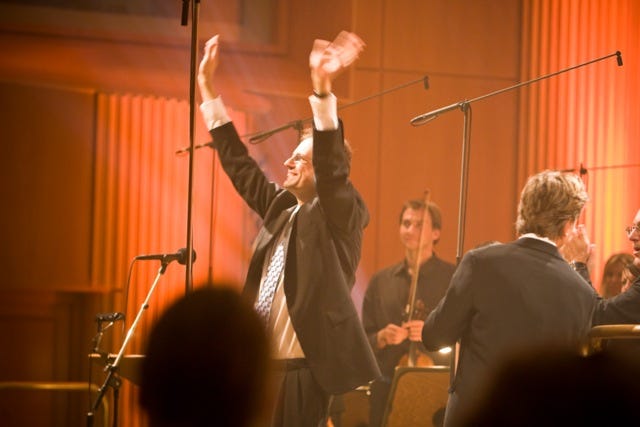 Chris Hülsbeck on stage after Symphonic Shades