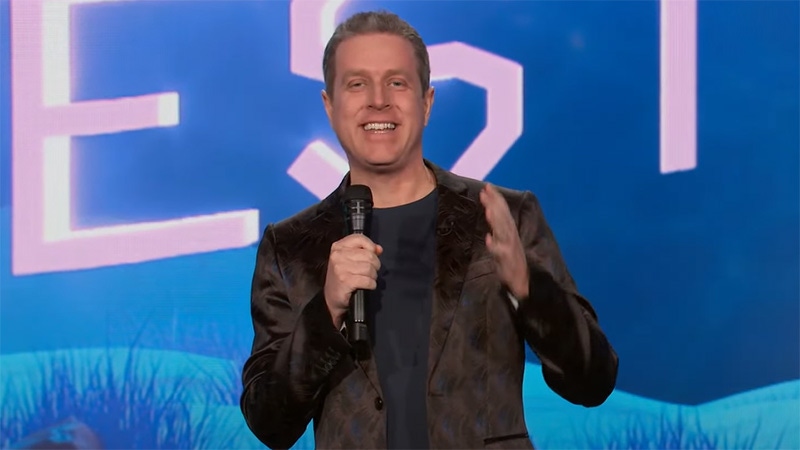 Geoff Keighley speaks to the camera at Summer Game Fest 2023.