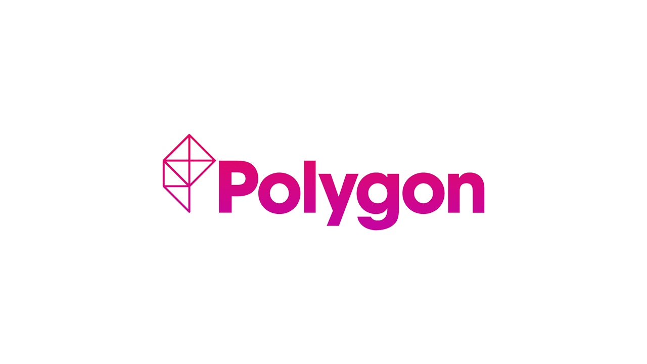 The Polygon logo, in bright pink The Polygon logo, in bright pink