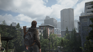 Ellie explores Seattle in The Last of Us Ellie explores Seattle in The Last of Us