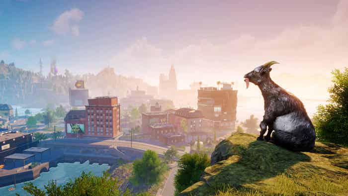 《Goat Simulator 3》游戏画面