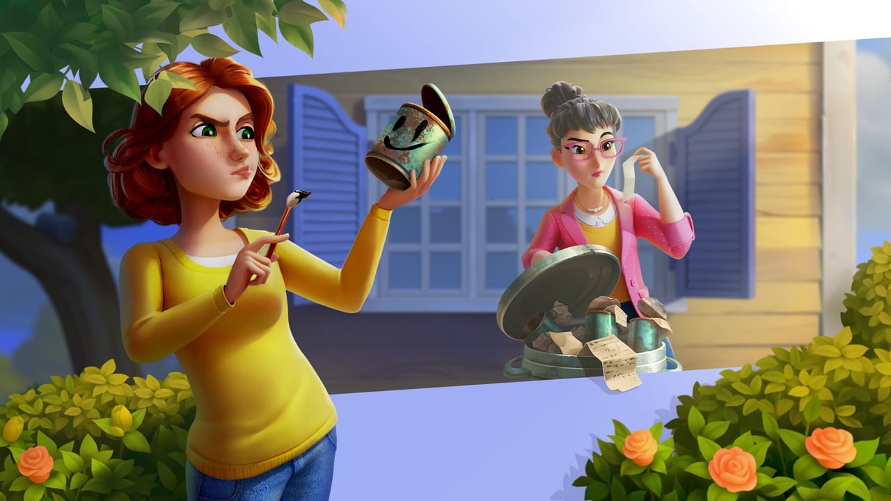 Two characters from Merge Mansion Two characters from Merge Mansion