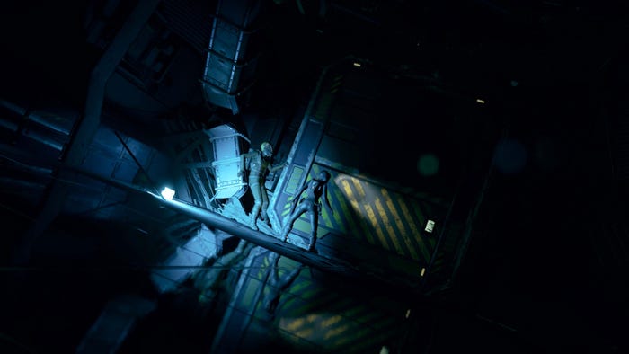 A screenshot from The Expanse: A Telltale Series. Two 