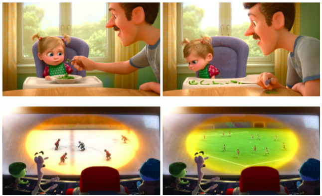 Pixar Inside Out Different versions for different markets