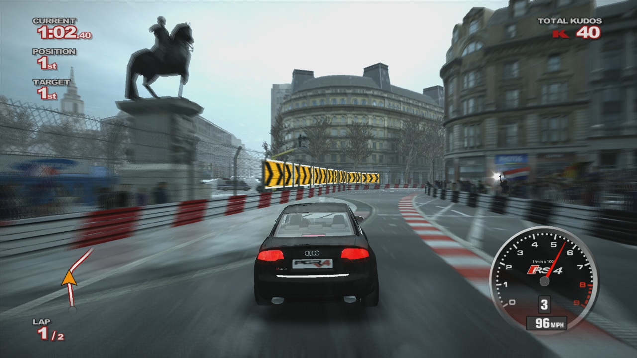 Screenshot of Project Gotham Racing 4. Screenshot of Project Gotham Racing 4.