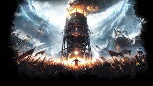 Cover art for 11 bit Studios' Frostpunk, taken from the game's website.