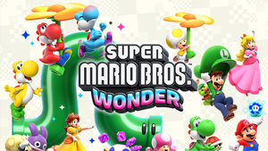Key artwork for Super Mario Bros. Wonder