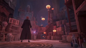 A screenshot from the Switch version of Hogwarts Legacy A screenshot from the Switch version of Hogwarts Legacy