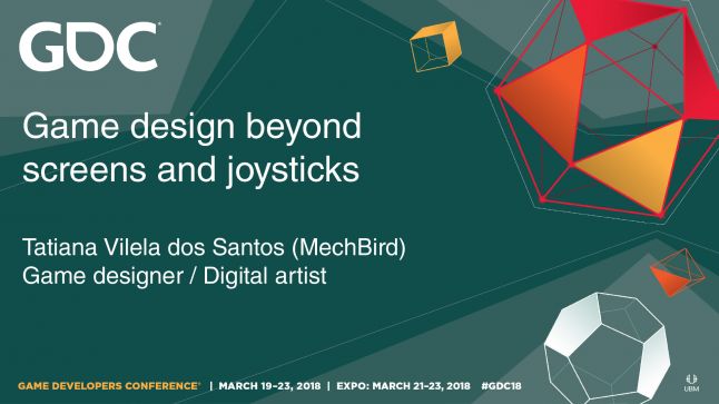 GDC Title Slide - Game Design Beyond Screens & Joysticks