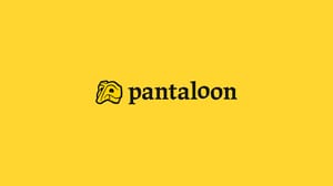 The Pantaloon logo on a black background The Pantaloon logo on a black background