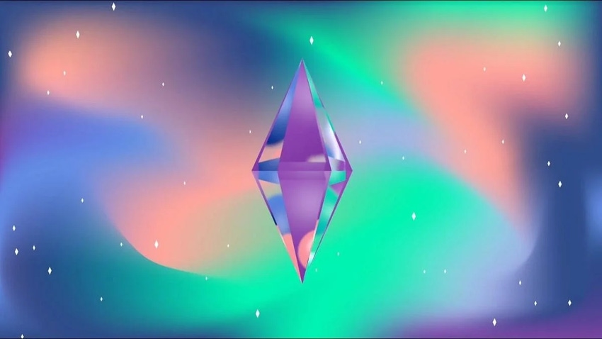 Diamond logo for Maxis' The Sims franchise