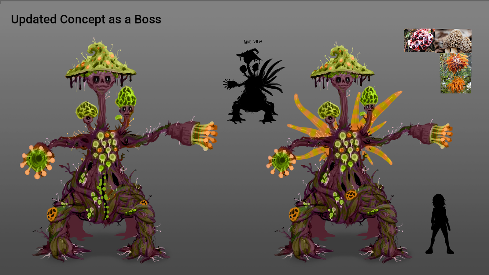 An updated boss concept sketch.