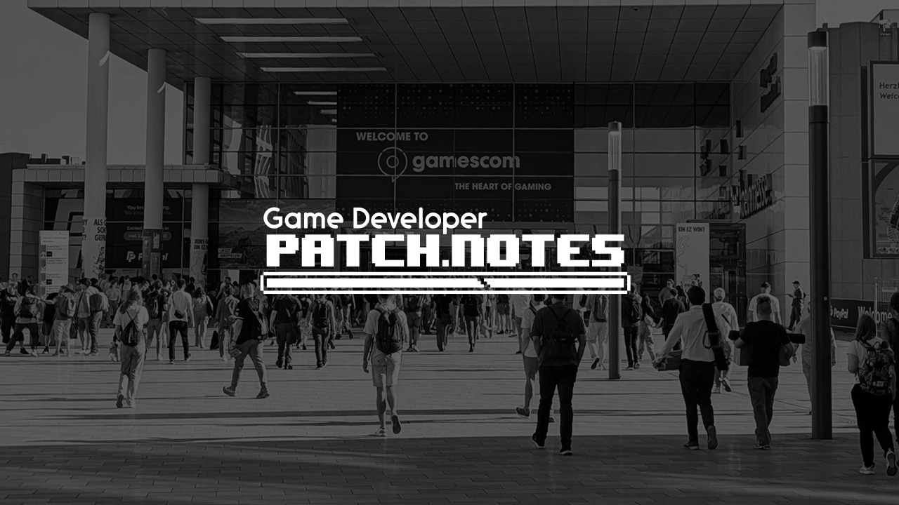 The Patch Notes logo overlaid on a photograph of Gamescom 2024 The Patch Notes logo overlaid on a photograph of Gamescom 2024