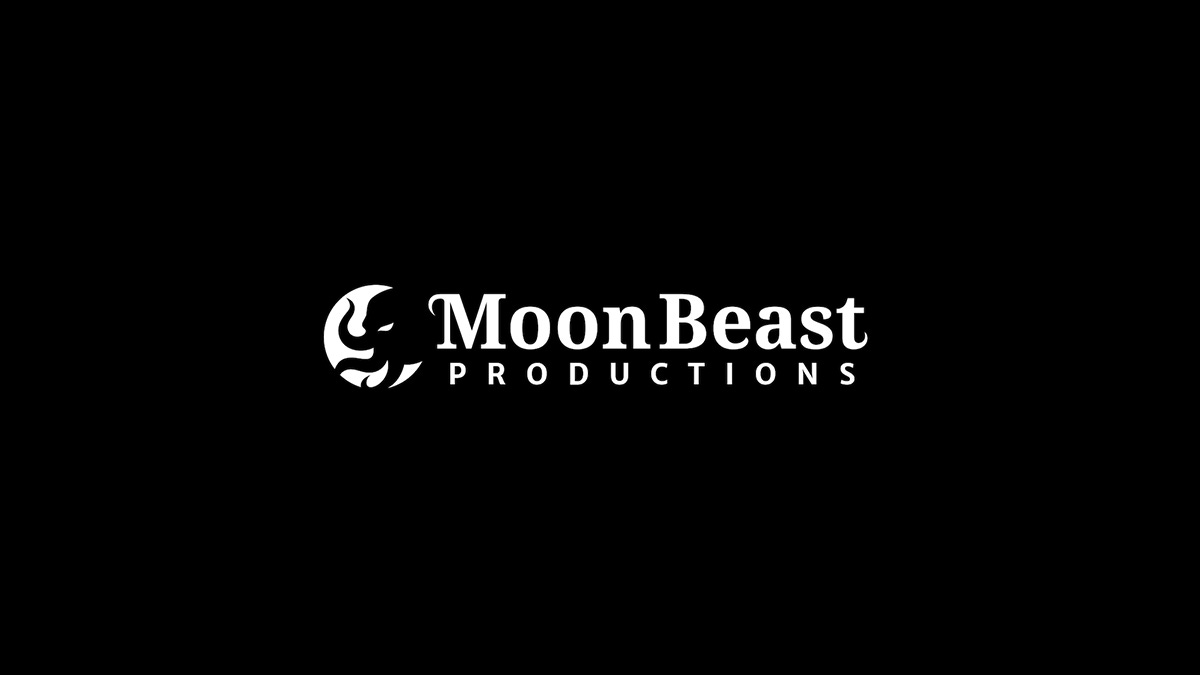 The Moon Beast logo on a black background The Moon Beast logo on a black background