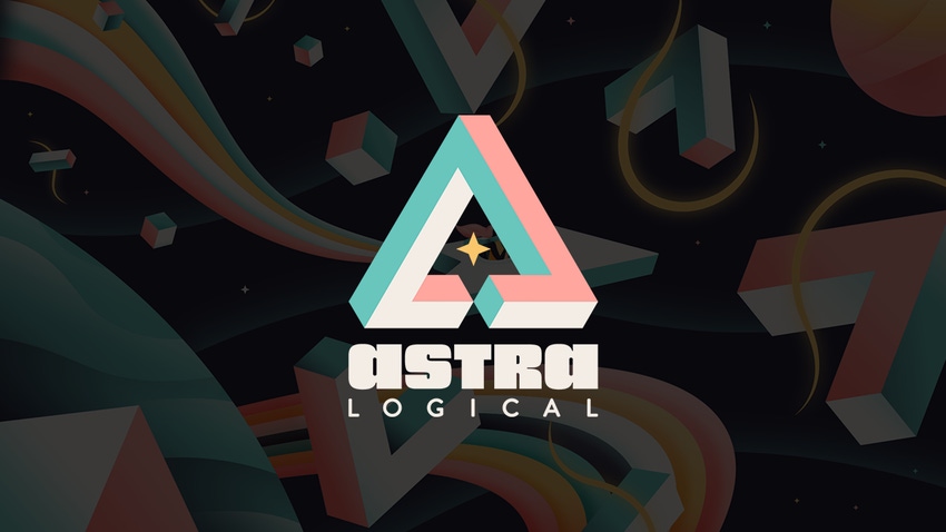 The Astra Logical logo on some fancy branding artwork