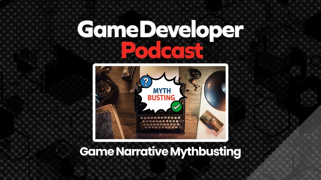 The word "Mythbusting" over a typewriter. The word "Mythbusting" over a typewriter.