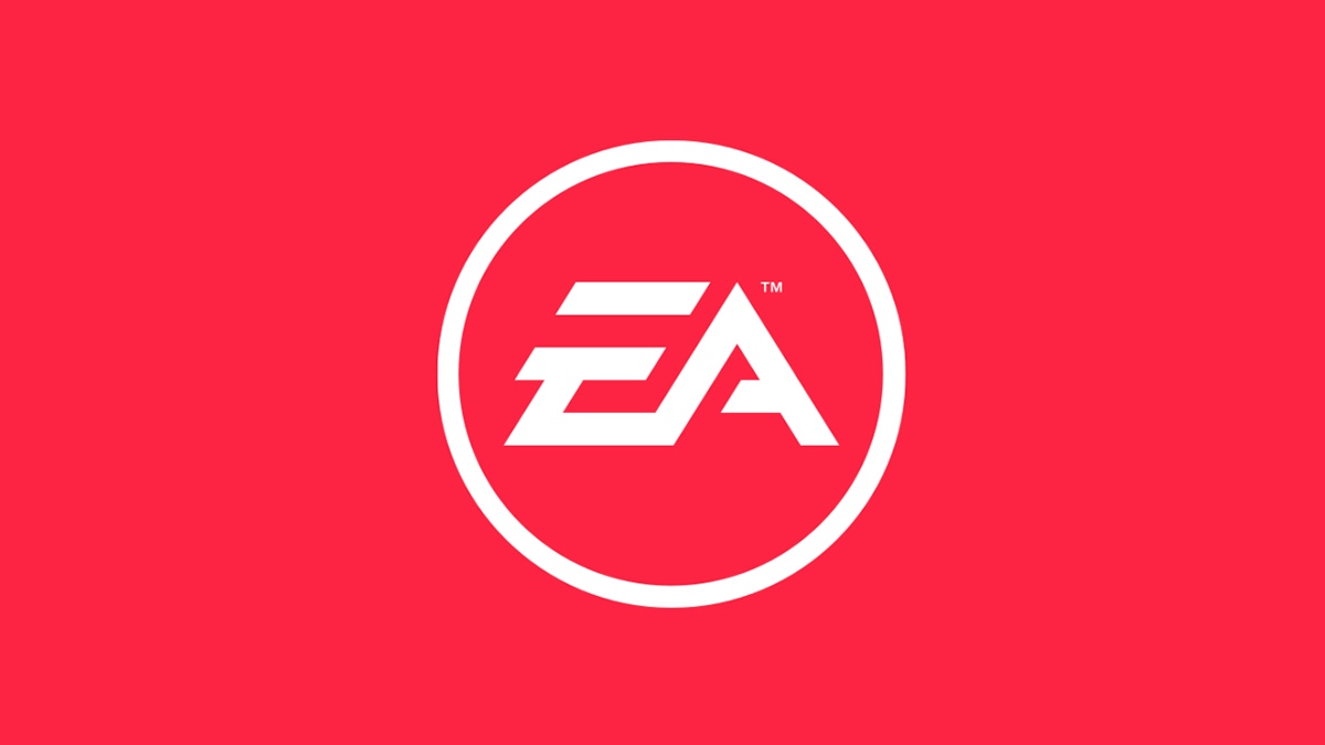 The EA logo on a red background The EA logo on a red background