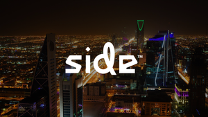 The Side logo overlaid on a photograph of Riyadh at night The Side logo overlaid on a photograph of Riyadh at night