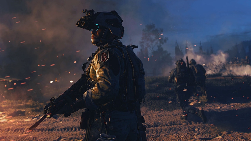 A screenshot from Call of Duty