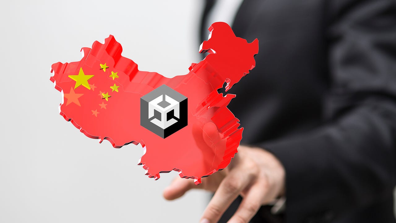 Unity中国Logo,显示Unity引擎在中国市场的布局