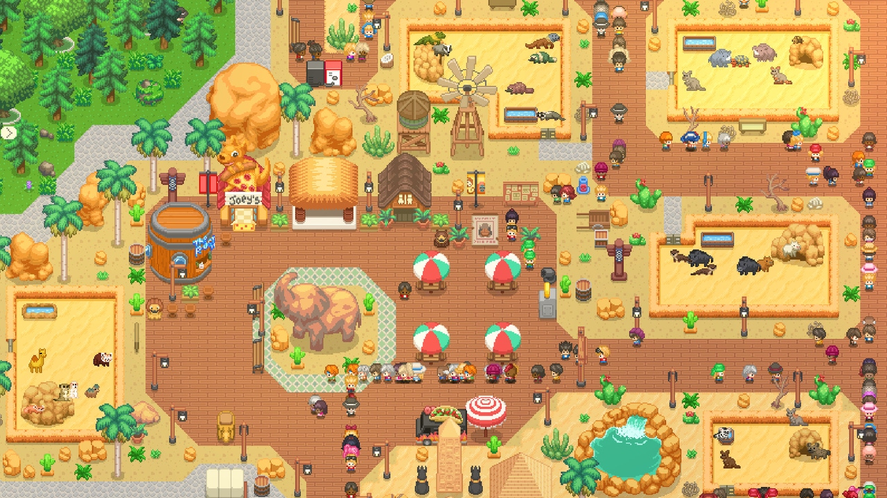 Screenshot of Springloaded's Let's Build a Zoo, taken from the game's Steam page. Screenshot of Springloaded's Let's Build a Zoo, taken from the game's Steam page.