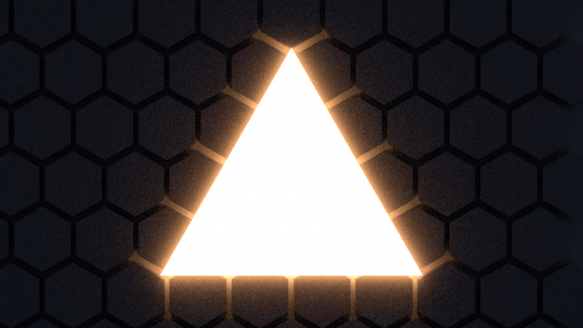 Luminous triangle