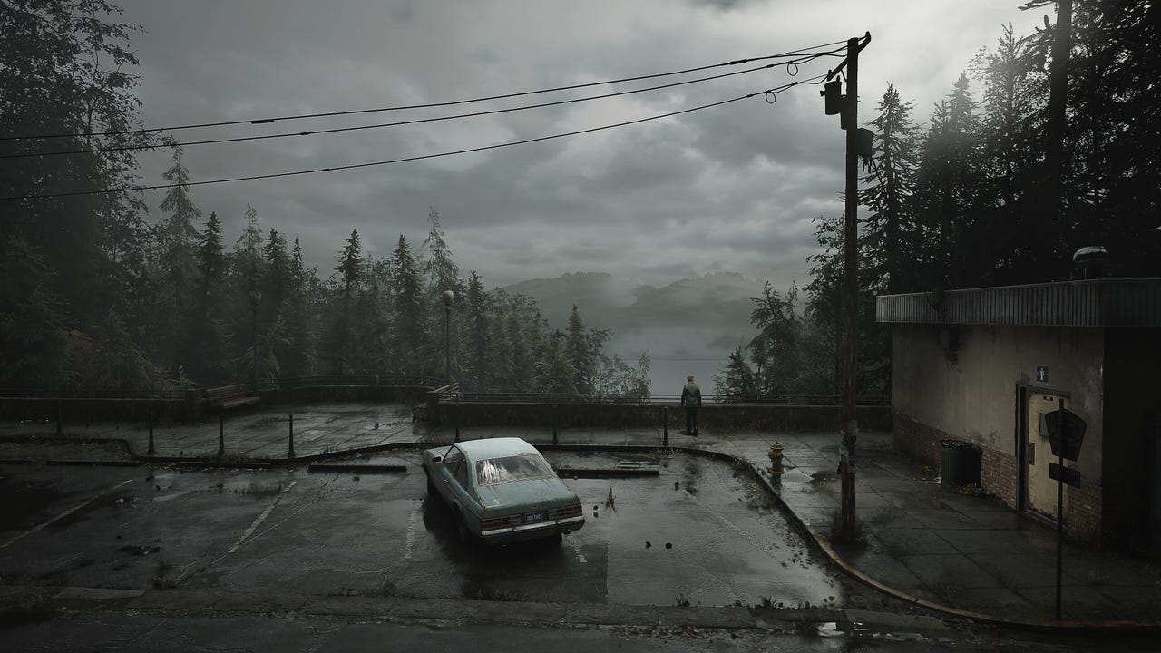 Silent Hill 2游戏画面,展示恐怖氛围