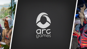 The Arc Games logo on a stylised background The Arc Games logo on a stylised background