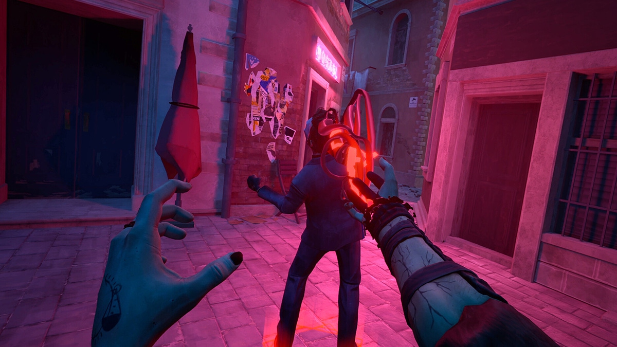 A hunter stalks its prey in Vampire: The Masquerade - Justice A hunter stalks its prey in Vampire: The Masquerade - Justice