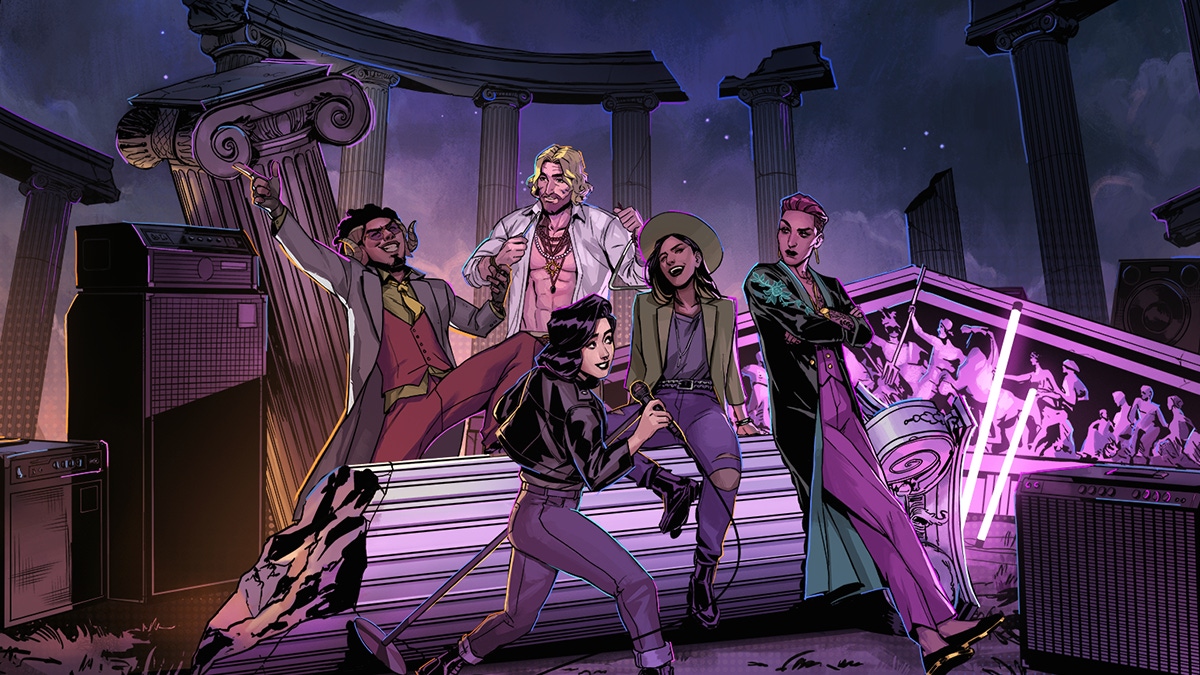 Key artwork for Stray Gods Key artwork for Stray Gods