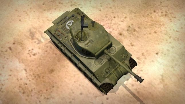 Game physics of M4 Tank Brigade