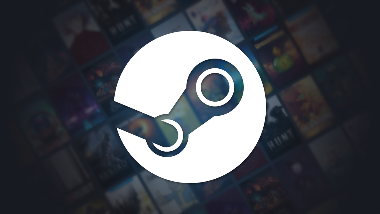 Logo for the Steam platform. Logo for the Steam platform.