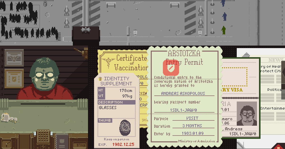 Glory to Arstotzka Papers Please has sold 5 million copies in a
