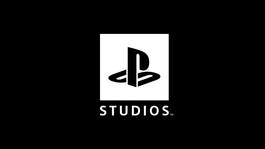 The PlayStation Studios logo on a black background