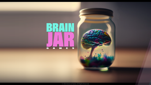 Logo for developer Brain Jar Games.