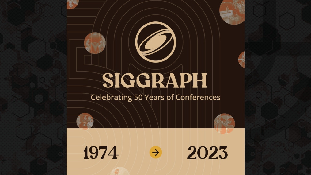 The logo for SIGGRAPH 2023. The logo for SIGGRAPH 2023.