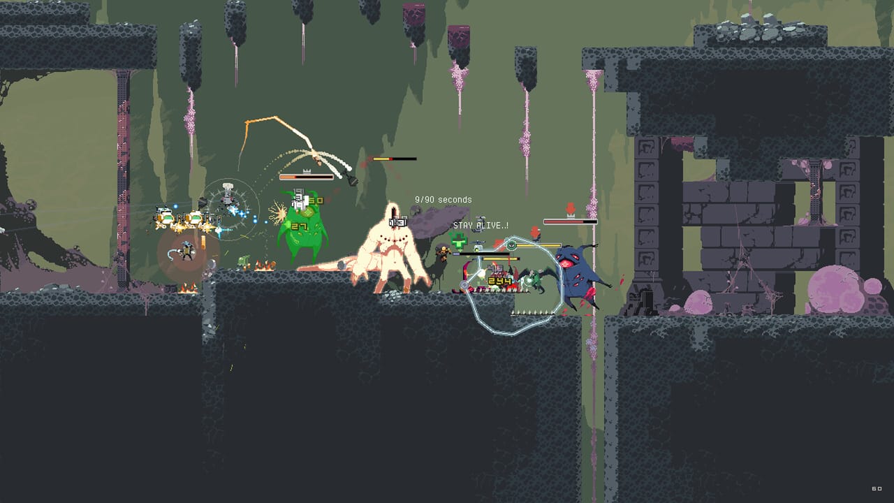 Геймплей Risk of Rain Returns