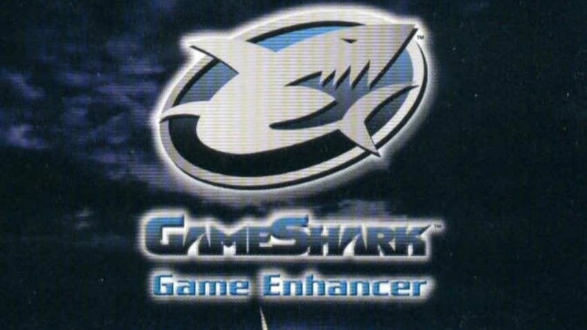 Logo for cheat code brand GameShark. 
