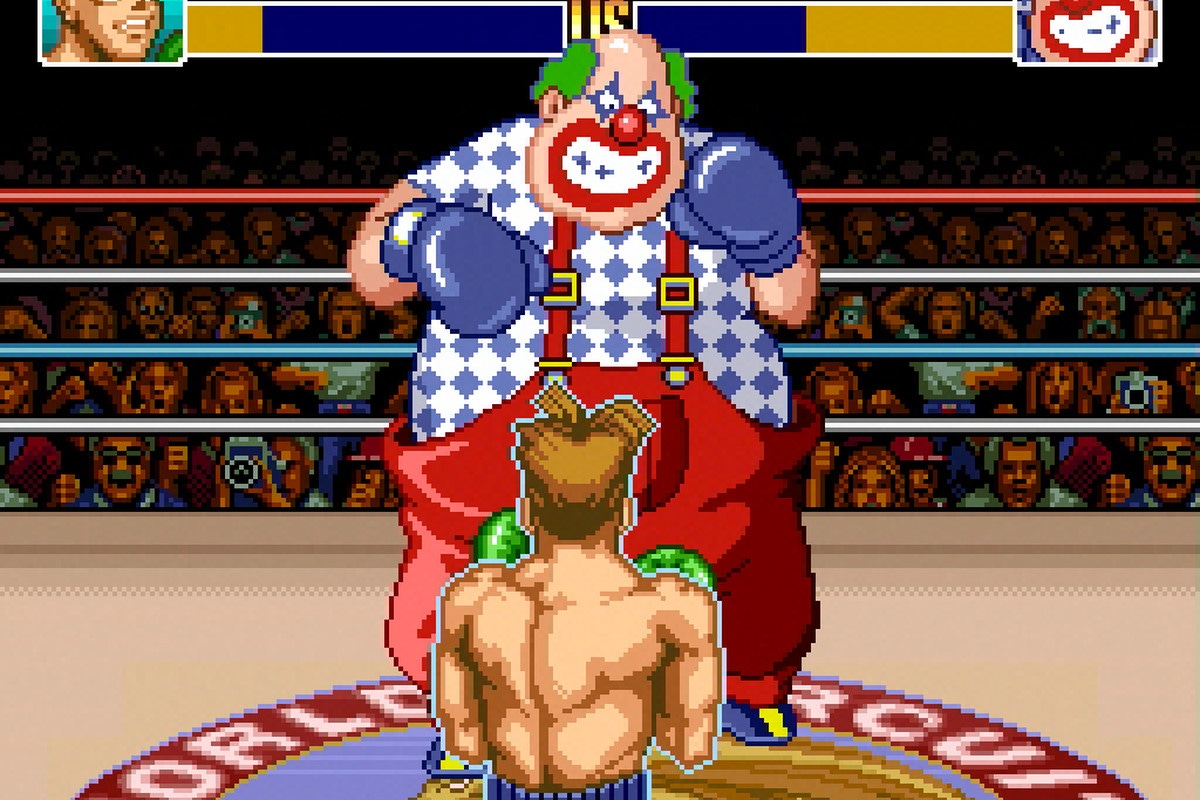 Screenshot from 1994's Super Punch-Out for the SNES. Screenshot from 1994's Super Punch-Out for the SNES.