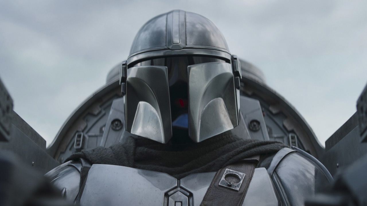 Din Djarin pilots his N-1 fighter in The Mandalorian. Din Djarin pilots his N-1 fighter in The Mandalorian.