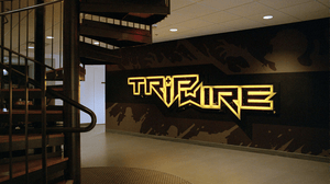 The Tripwire logo on signage at the company's office The Tripwire logo on signage at the company's office