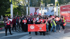 CWA union members and supporters rally together at GDC Festival of Gaming CWA union members and supporters rally together at GDC Festival of Gaming
