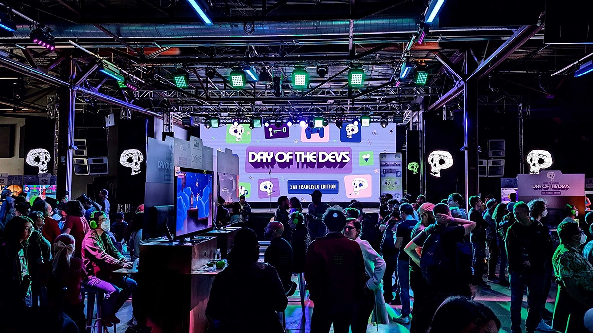 A crowd gathers in San Francisco for Day of the Devs A crowd gathers in San Francisco for Day of the Devs